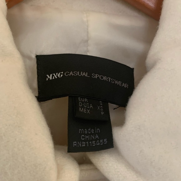 Mango cream jacket size x-small - Picture 15 of 16